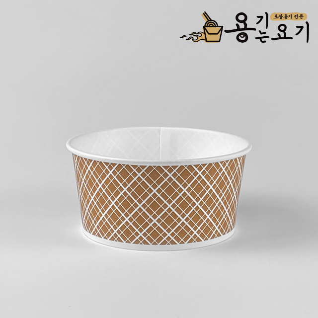[용기는요기] 덮밥 비빔밥 우동 라면 볶음밥 떡볶이 체크 포장 용기 520cc (1000개) 47,400원