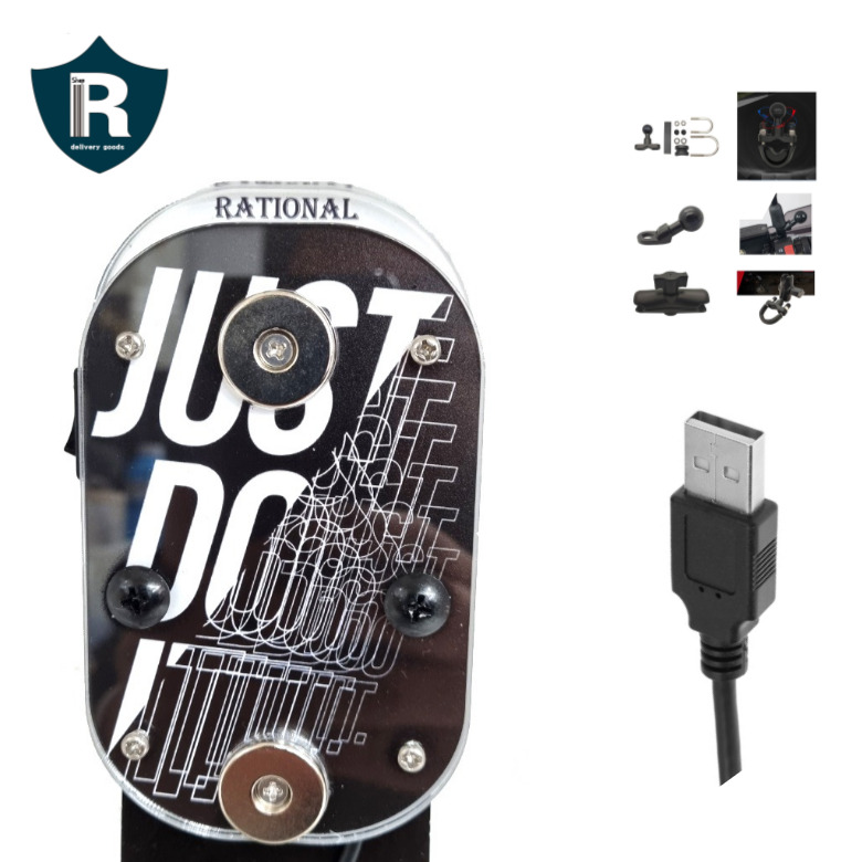 래셔널 배달대행 오토바이 / 전동킥보드 / 전기자전거 / 자석 충전 거치대 USB충전 전용 타입 배달용 45,000원