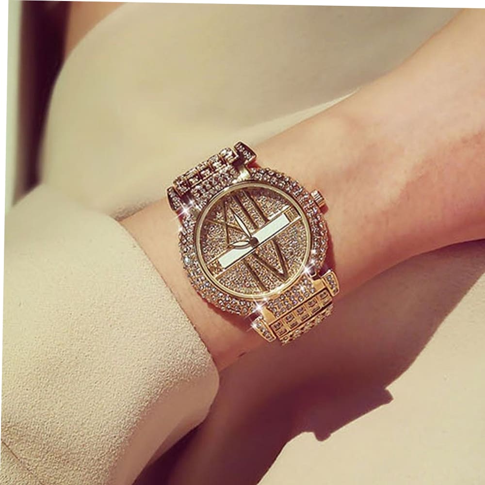 여성메탈시계 빅 넘버 화이트 여성 손목 실버 체인 시계 36,000원