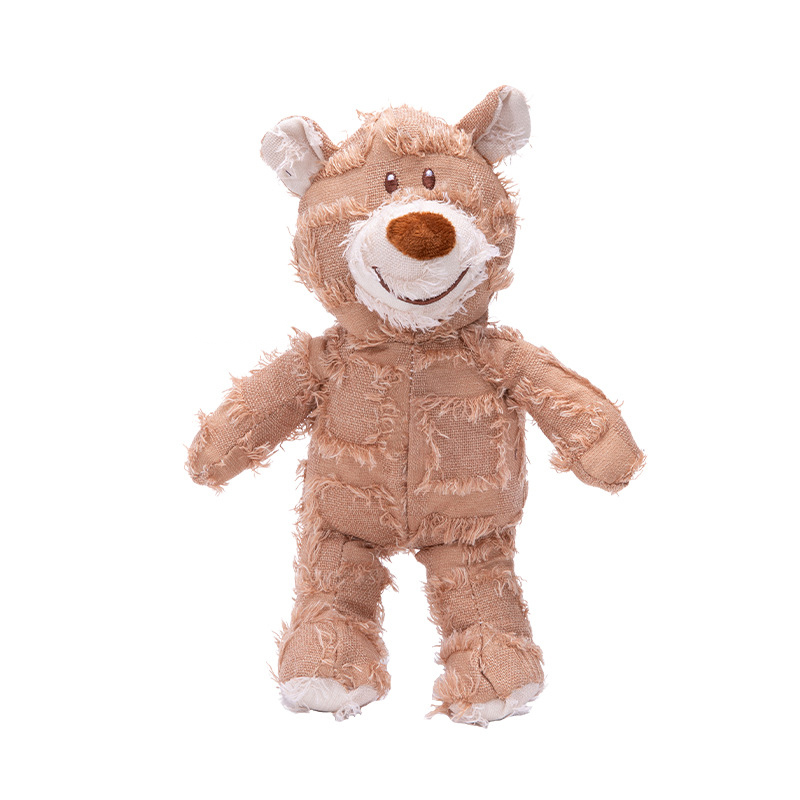 XZEZE 반려동물 곰돌이 소리나는 빽빽이 강아지 장난감 17,200원