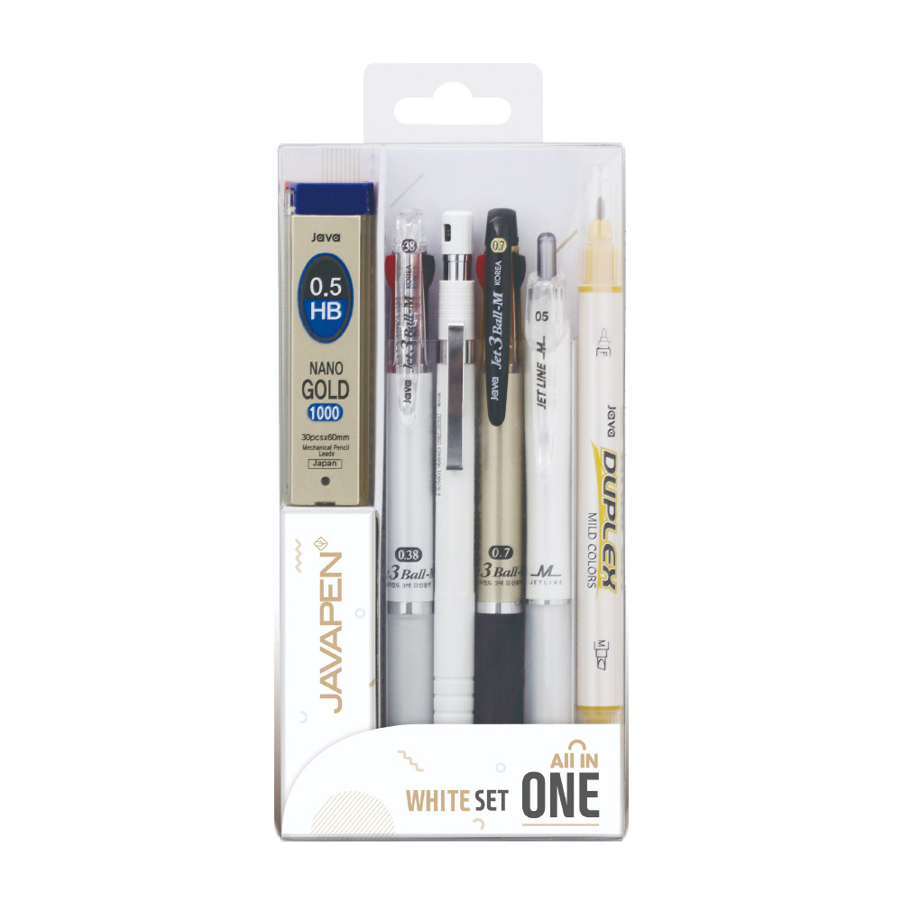 자바/15000 올인원 선물세트 화이트/학생선물 9,500원