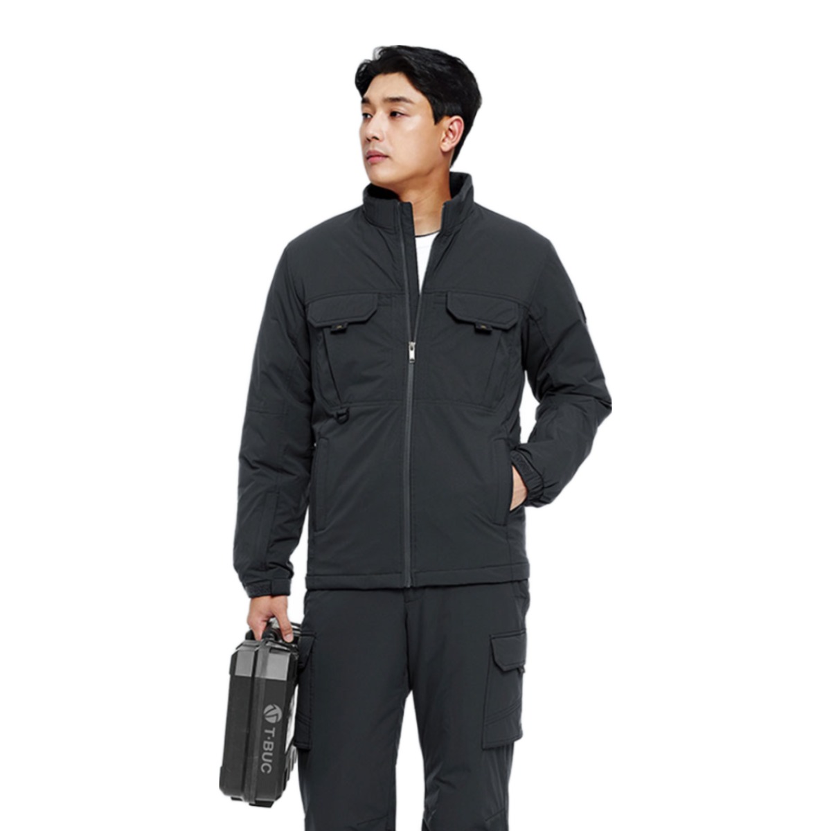 티뷰크 TL-301J(GR) 경량 패딩 작업복 현장 근무복 유니폼 자켓 60,000원