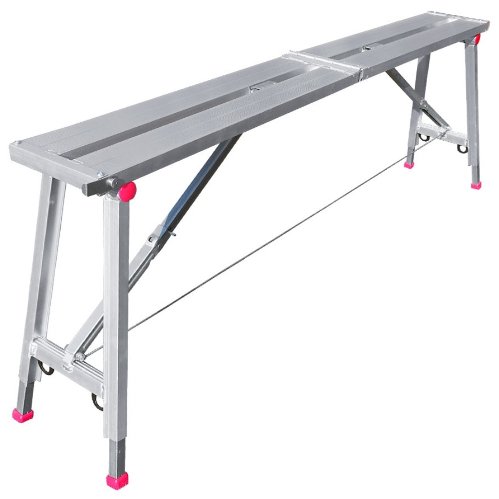 GOOD-SSE 굳세 접이식 우마사다리 200X1600 알루미늄 다리높이조절 도배 70,000원