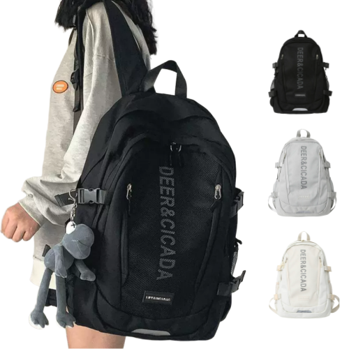 라이프윙 데일리 캐주얼 백팩 남녀공용 가벼운 여행용 가방 커플용 학생용 29,800원