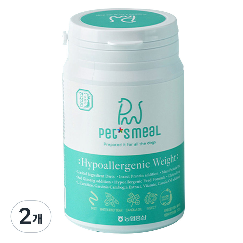 한삼인 강아지 펫츠밀 W 영양제, 200g, 다이어트(체중감소), 2개 34,000원