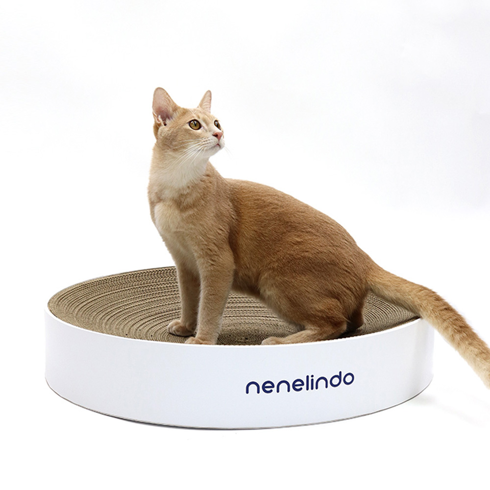 네네린도 고양이 원형 평판 초대형 스크래쳐 15,900원