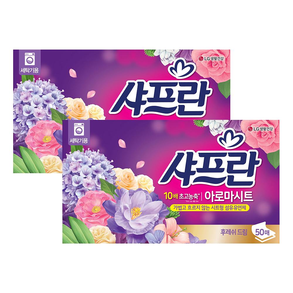 샤프란 아로마 시트 섬유유연제 후레쉬드림 15,500원