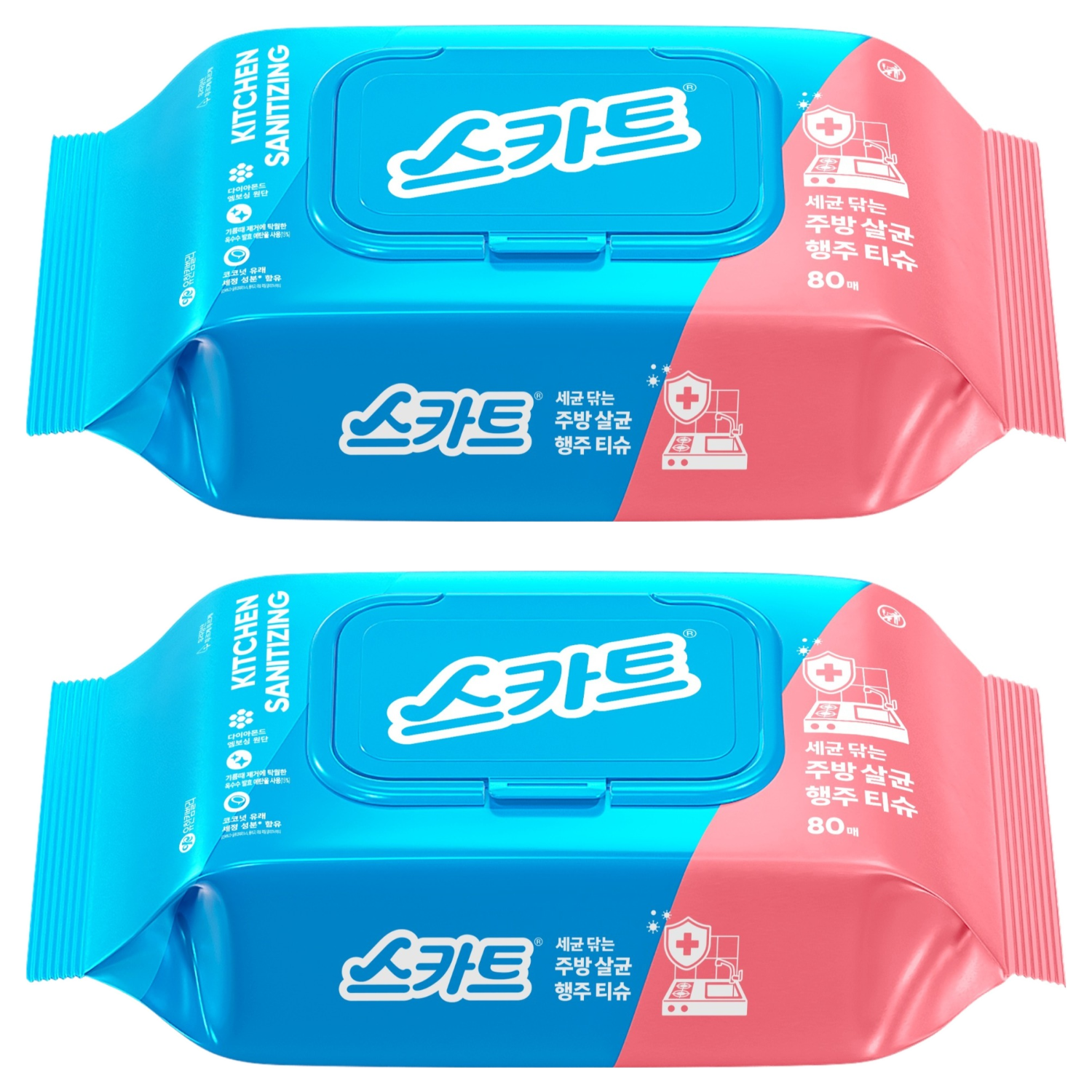 스카트 주방살균 행주티슈 4,830원