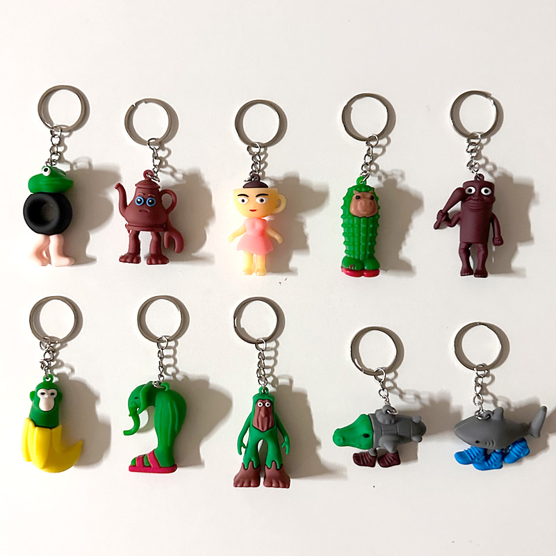 다제이샵 이탈리안 브레인롯 키링 실리콘 열쇠고리 Italian brainrot 7,900원