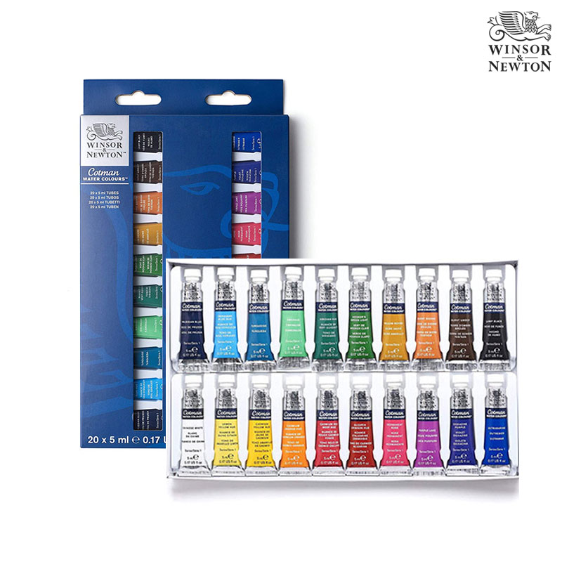 윈저앤뉴튼 코트만 수채물감 5ml 20색세트 36,900원