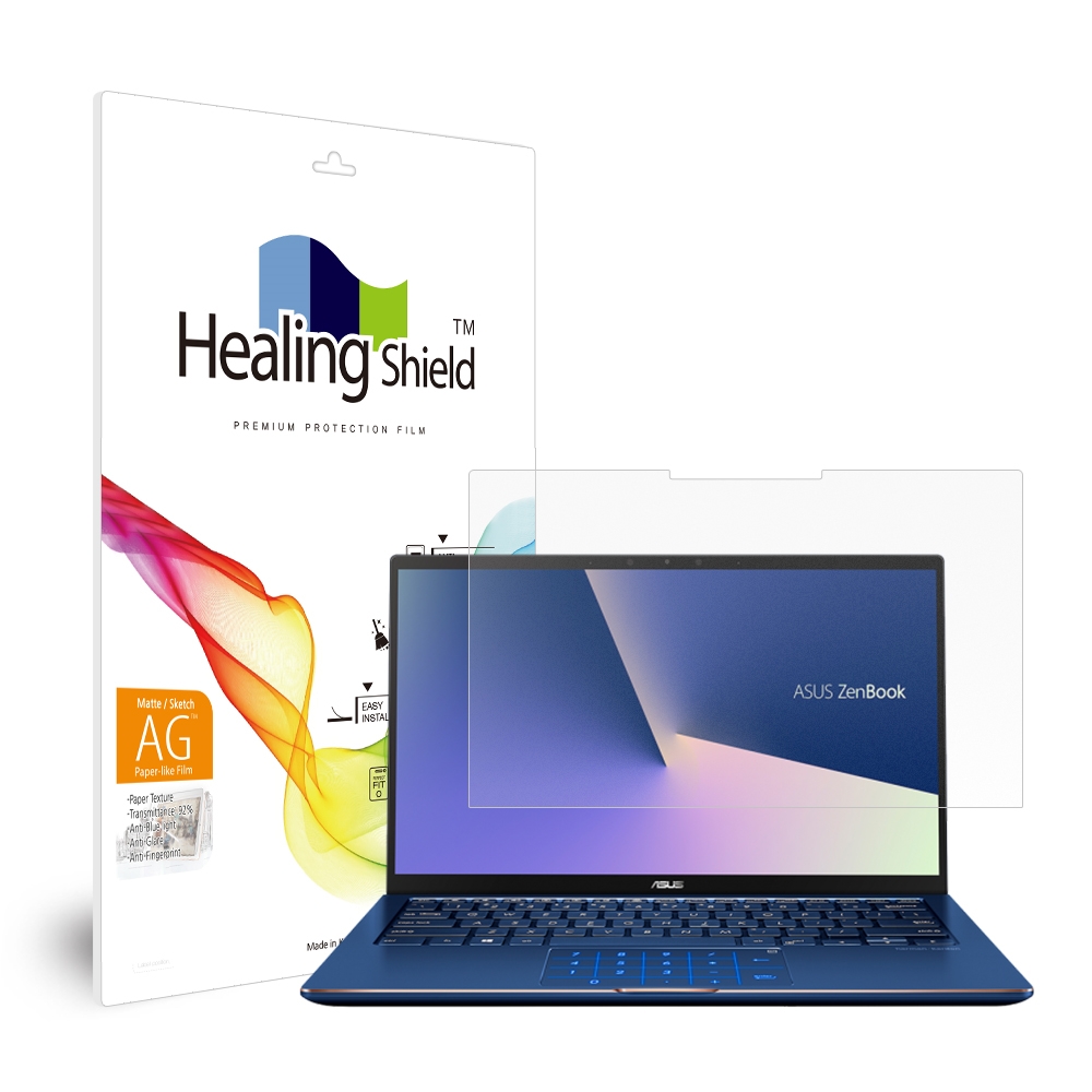 힐링쉴드 에이수스 젠북 플립 UX362FA 종이질감 지문방지 블루라이트차단 노트북 액정보호필름 10,390원