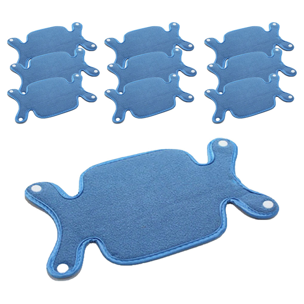 한성 안전모 소모품 땀흡수대 (양면극세사) 10개입 1세트 / 땀내피 흡수패드, 블루(blue), 10개 31,500원