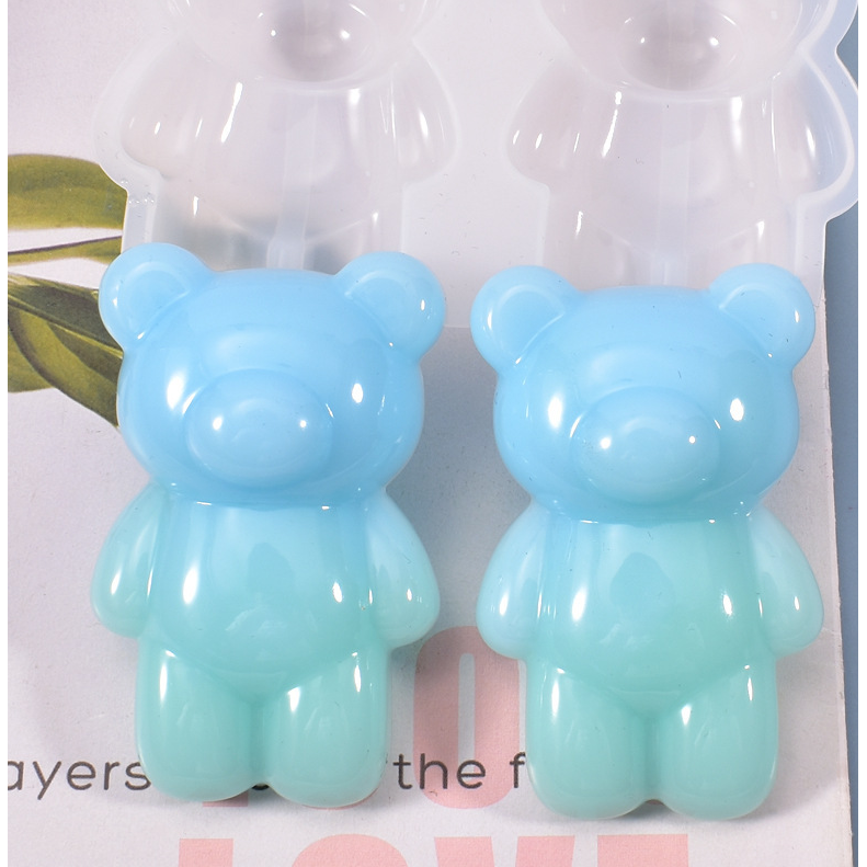 곰돌이 토끼 동물 레진 실리콘 몰드 아트 공예 재료, 1개 2,490원