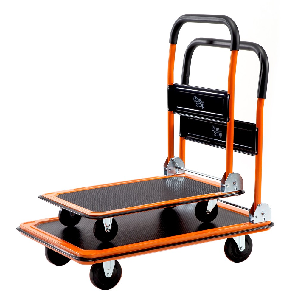 원스탑 고성능 철제 접이식 핸드카트 이동 수레 대차 오렌지 72,000원
