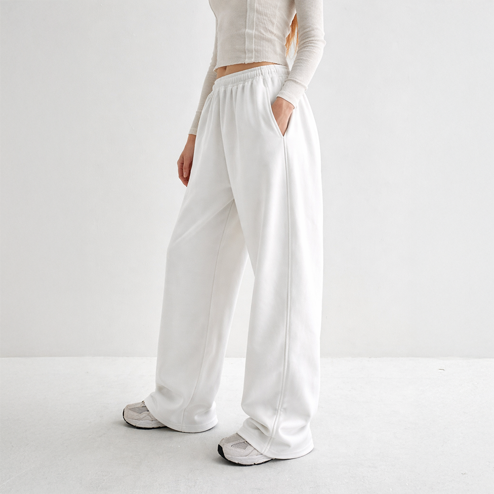 라라온 여성용 와이드 스트링 트레이닝 바지 밴딩 조거팬츠 3단기장 숏/기본/롱 25TSP3366 33,900원