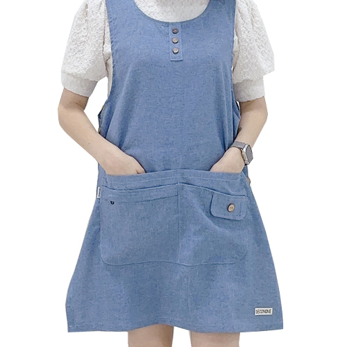 데코나인 모던 앞치마, 블루, 1개 17,400원