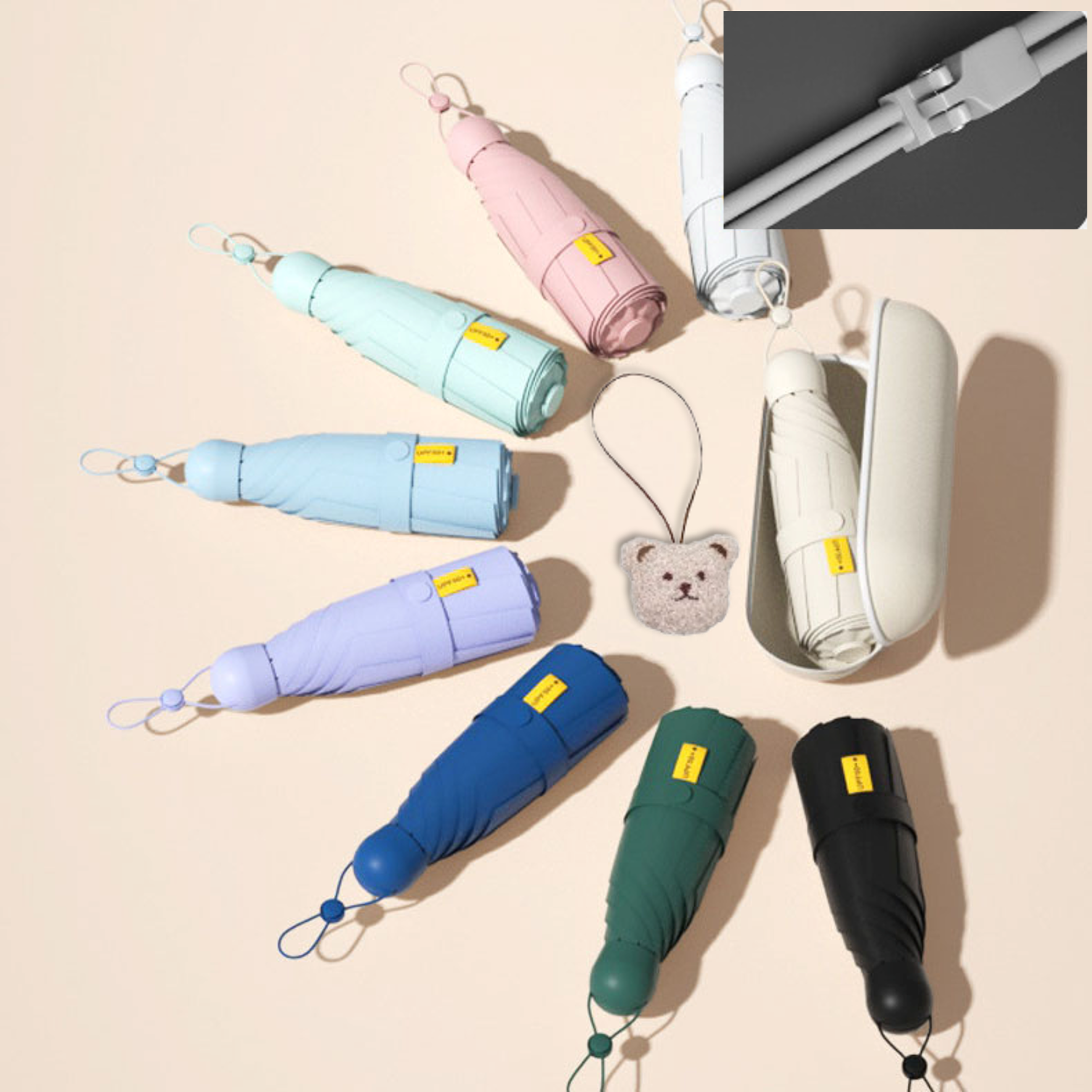 일상HO감 4세대 내껀더좋아 초경량 휴대용 양우산 3단우산 5단우산 여행용 양산 우산 12,100원