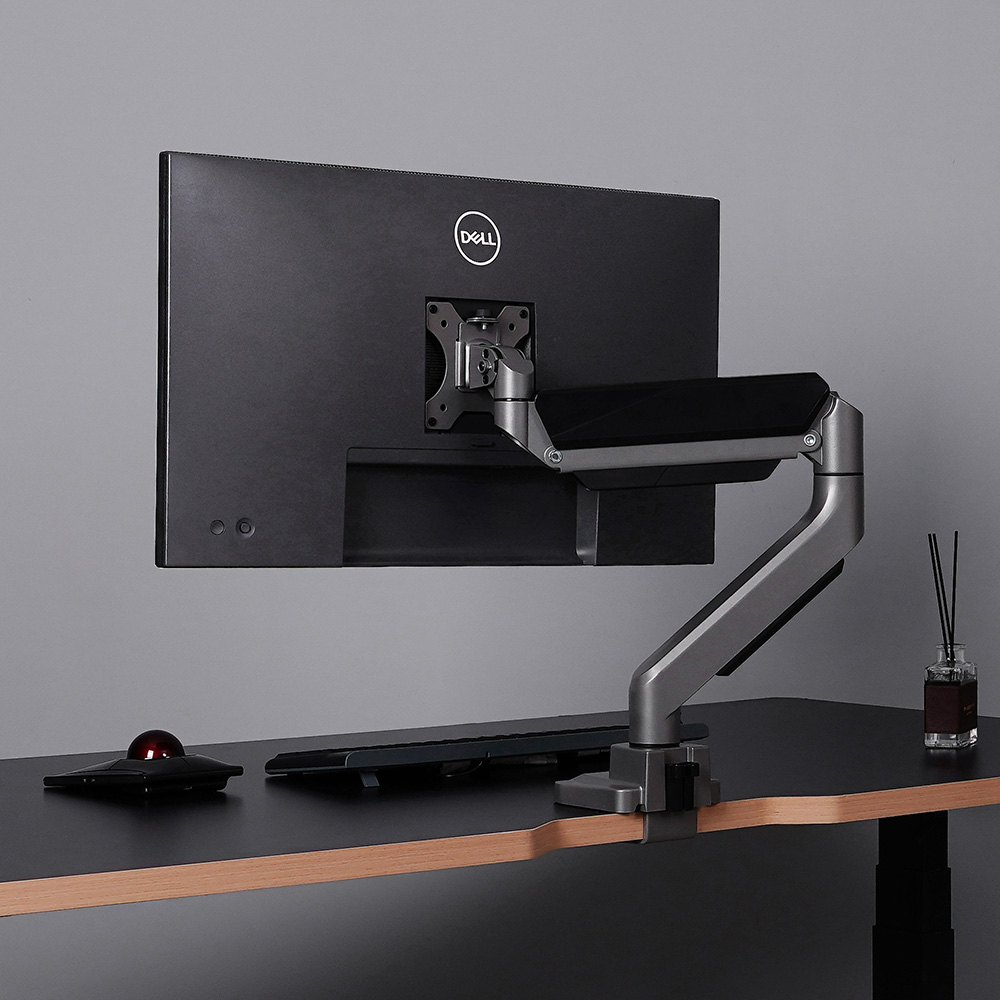 덱스탑 고중량 싱글 모니터암 스페이스그레이 하중 20KG HG-49SSG, 블랙, 1개 59,800원