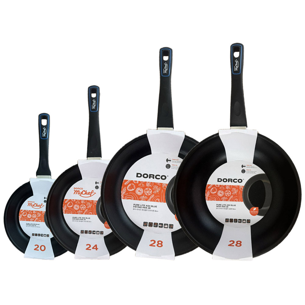 도루코 퓨어라이트 애쉬블루 프라이팬 세트 62,400원