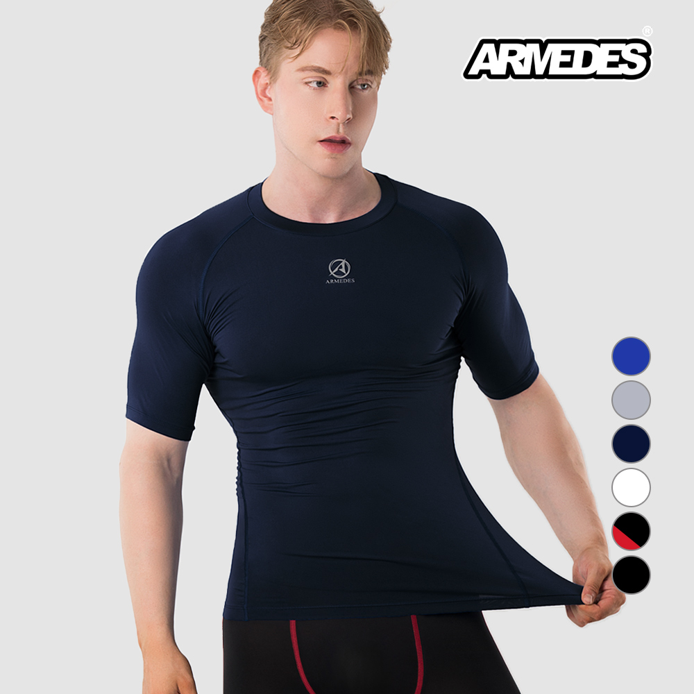 아르메데스 남성용 반팔 테크핏 언더레이어 R-131 8,500원