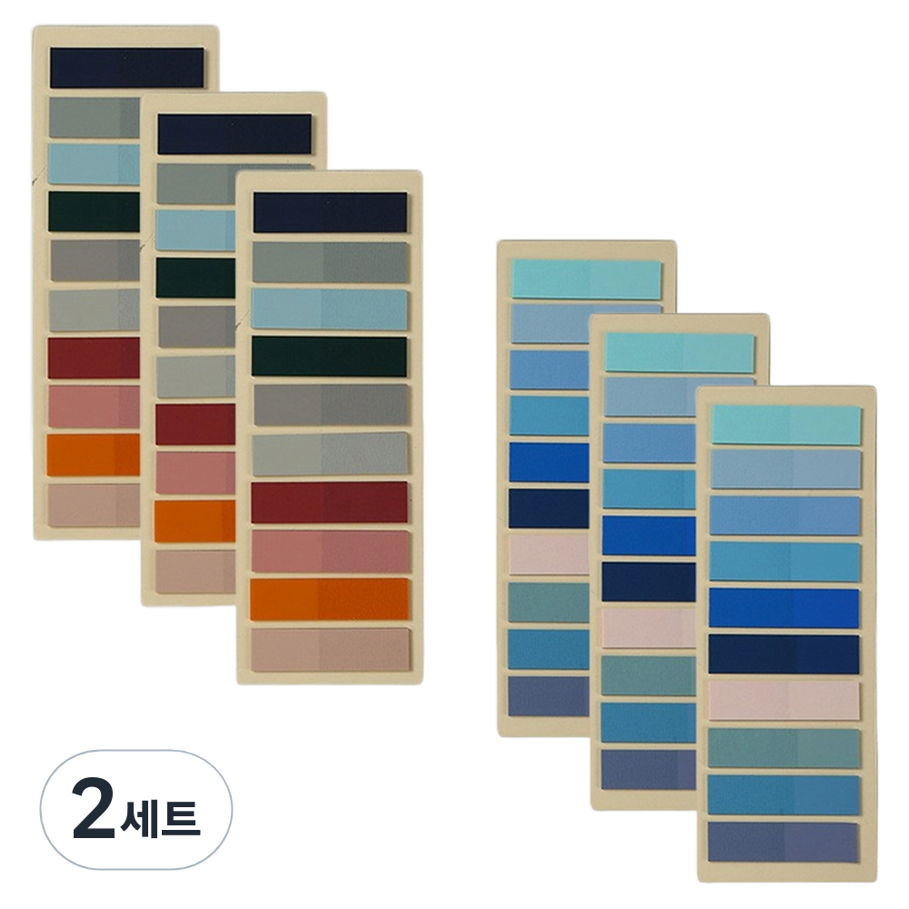 마다꾸미 인덱스 라벨 포스트잇 투명 마크 대용량 메모지 2종 x 3p 세트 17,000원