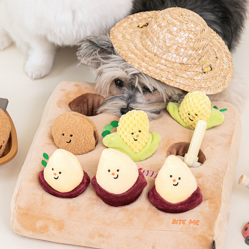 바잇미 농장 타이쿤 강아지 노즈워크 장난감 텃밭 + 밤고구마 3p + 감자 3p + 옥수수 3p 세트 33,900원