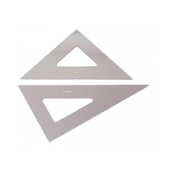 산키스/삼각자 30cm/SK-SQ-30/투명 6,500원