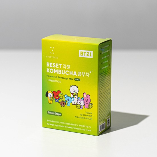 [아마존 1위] 에브리데이즈 리셋 콤부차 청포도 5g x 10입 1박스 7,800원