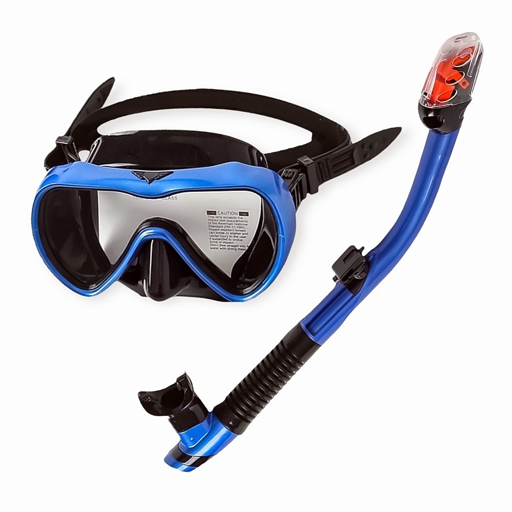 아로아 스노쿨링 마스크 세트 스노클세트 다크블루, 다크블루 57,500원