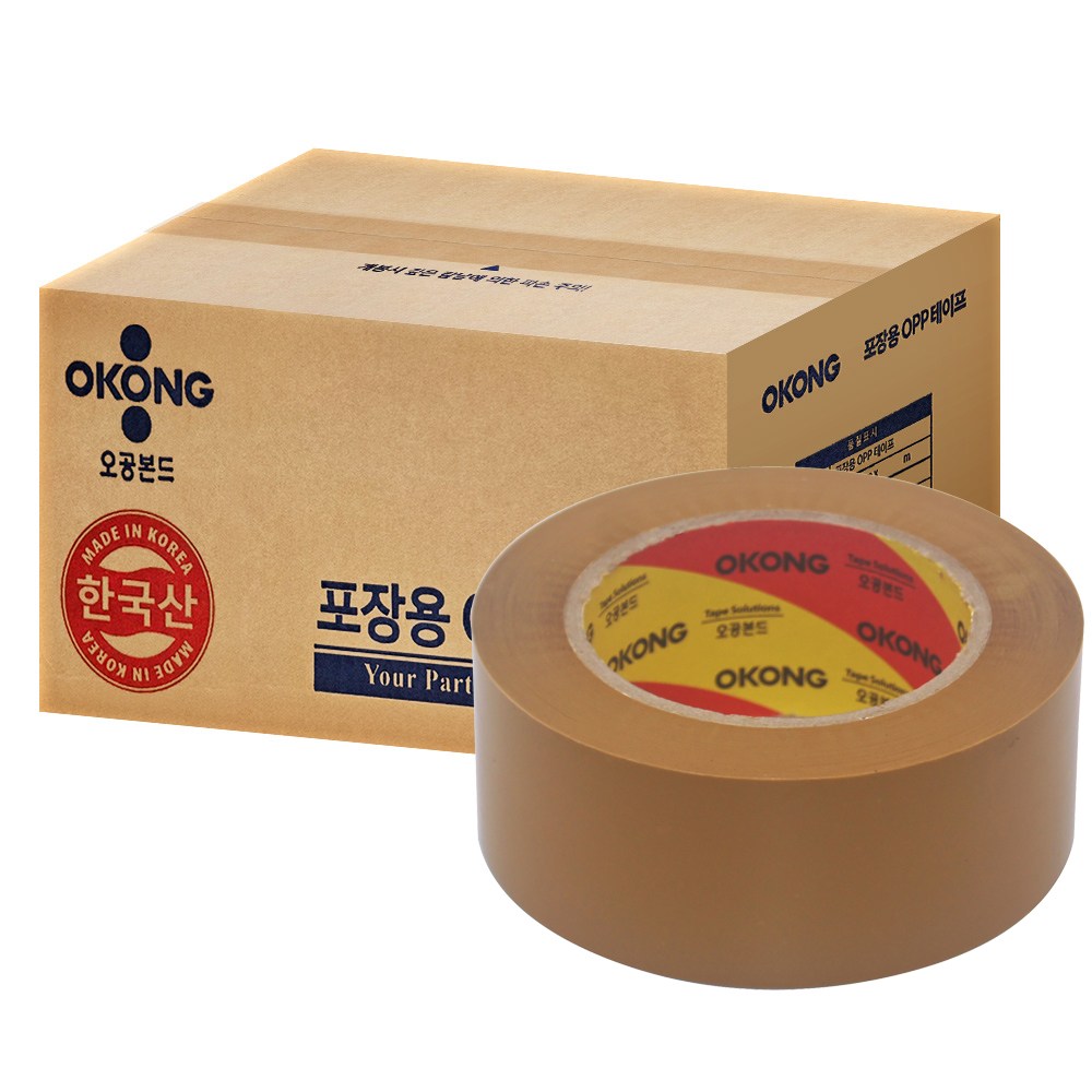 오공 박스테이프 중포장 아크릴 황색 100m 44,900원
