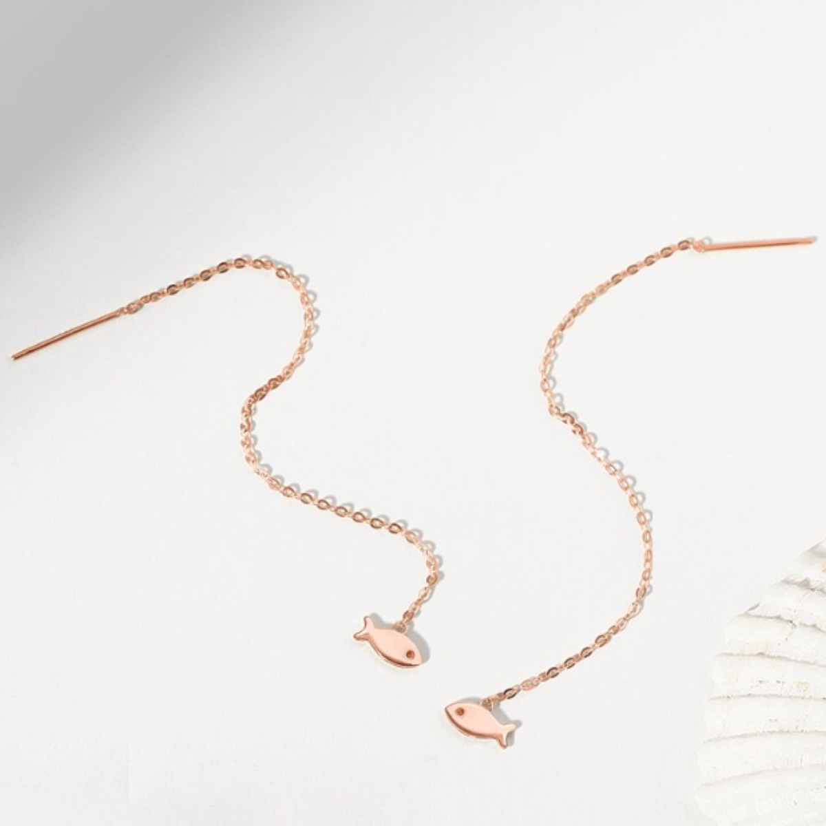 골드앤 14K 멜로우 피쉬 드롭 귀걸이 167,100원