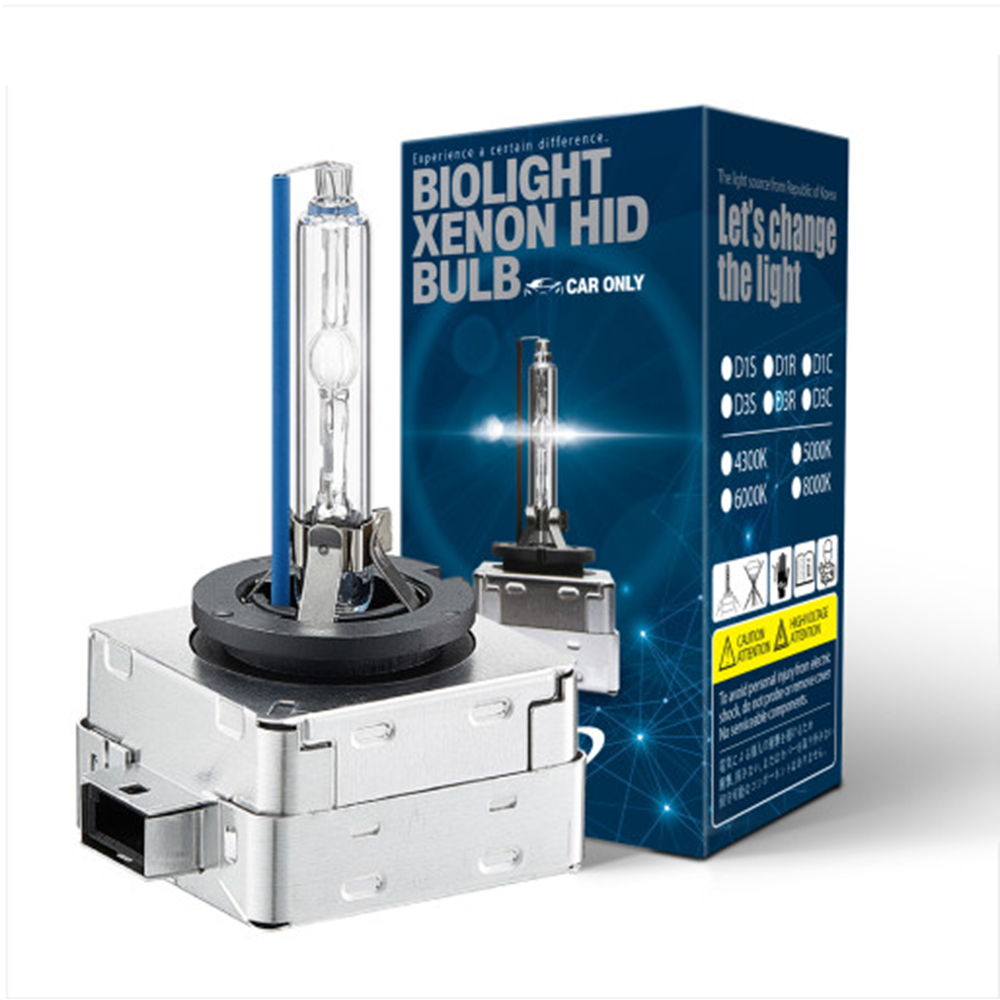 [국내생산] 제논 HID 순정형 전조등 전구 D1S 바이오라이트 자동차용 헤드램프 (1 PC), 현재가 32,500원