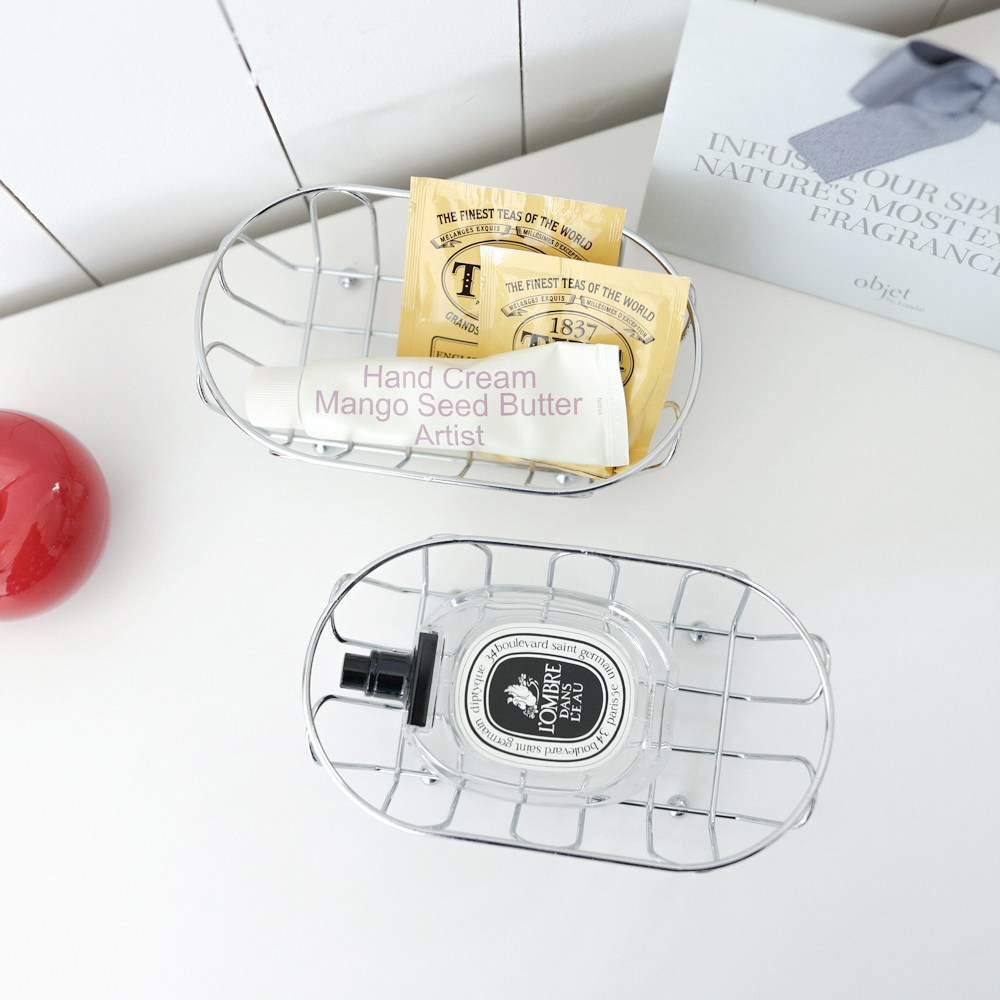 케이트가든 1+1 실버볼 철제 와이어 바스켓 소품 정리 바구니, 2개, 단일색상 8,900원