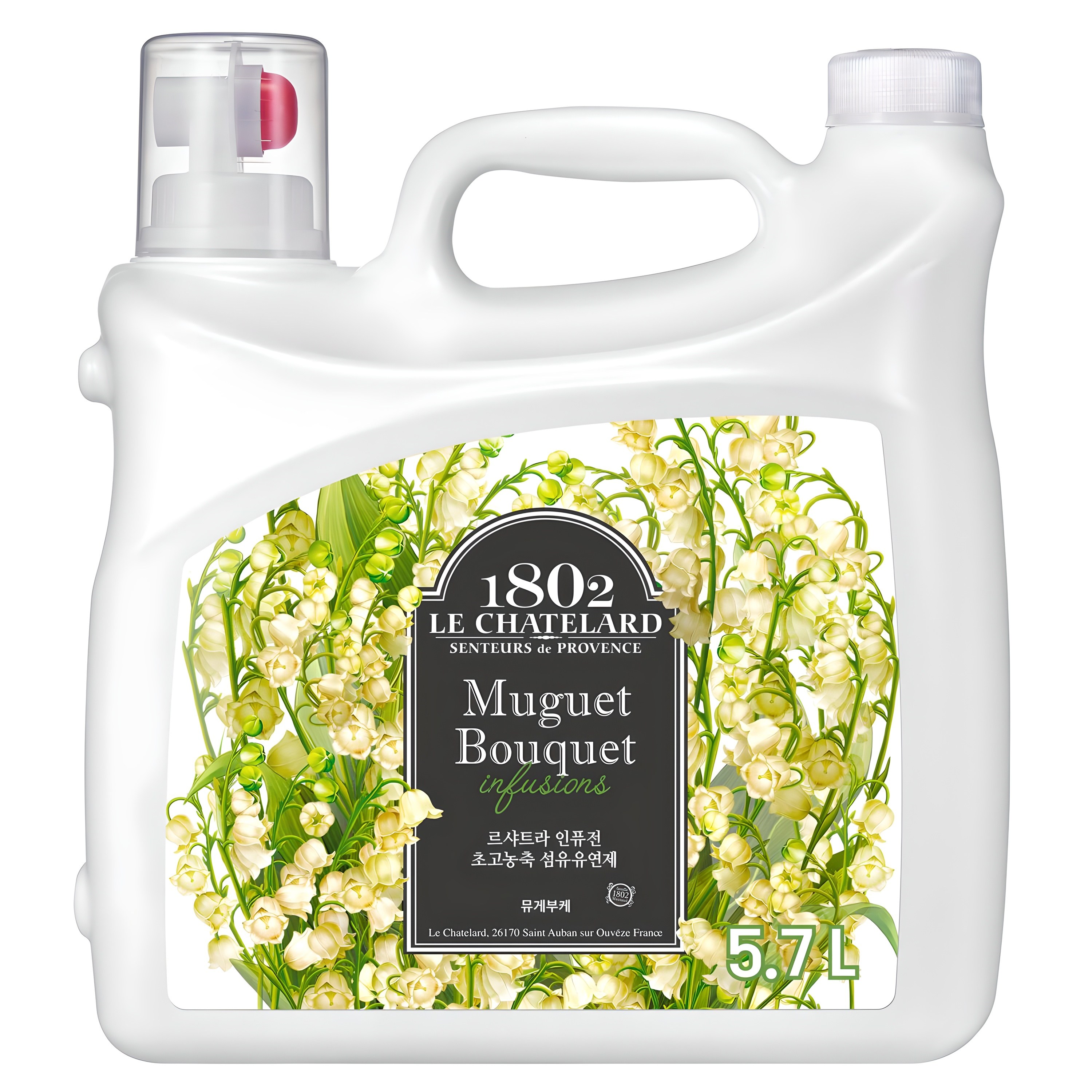 르샤트라1802 인퓨전 초고농축 섬유유연제 뮤게 부케 본품, 5.7L, 1개 20,700원