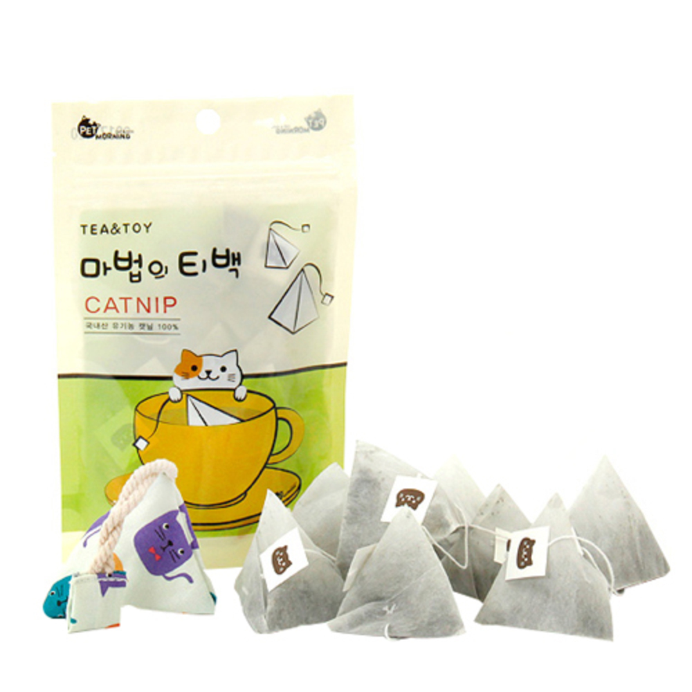 펫모닝 마법의 티백 고양이 간식 캣닢 PMC-377 8p, 마법의 티백캣닢, 1개 4,270원