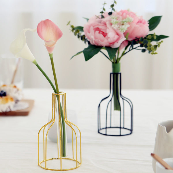 내일의공간 철제 프레임 화병(시험관 유리병 화병) 5,900원