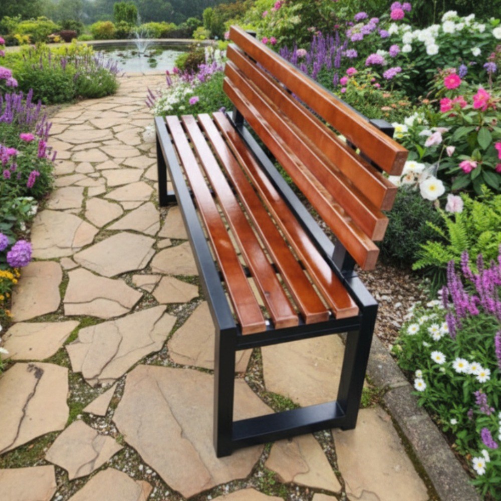 로로 야외벤치 원목 등벤치 펜션 카페 벤치의자BH002, BH002 150CM 164,900원