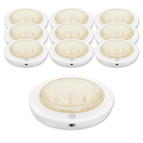 LED 원형 센서등 15W, 화이트 + 주백색, 10개 85,310원