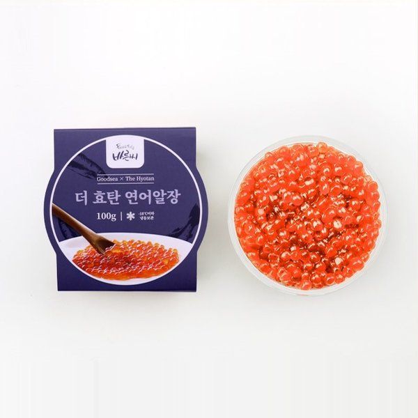 바른씨X더효탄 국내산 간장절임 연어알(이쿠라) 100g 45,300원
