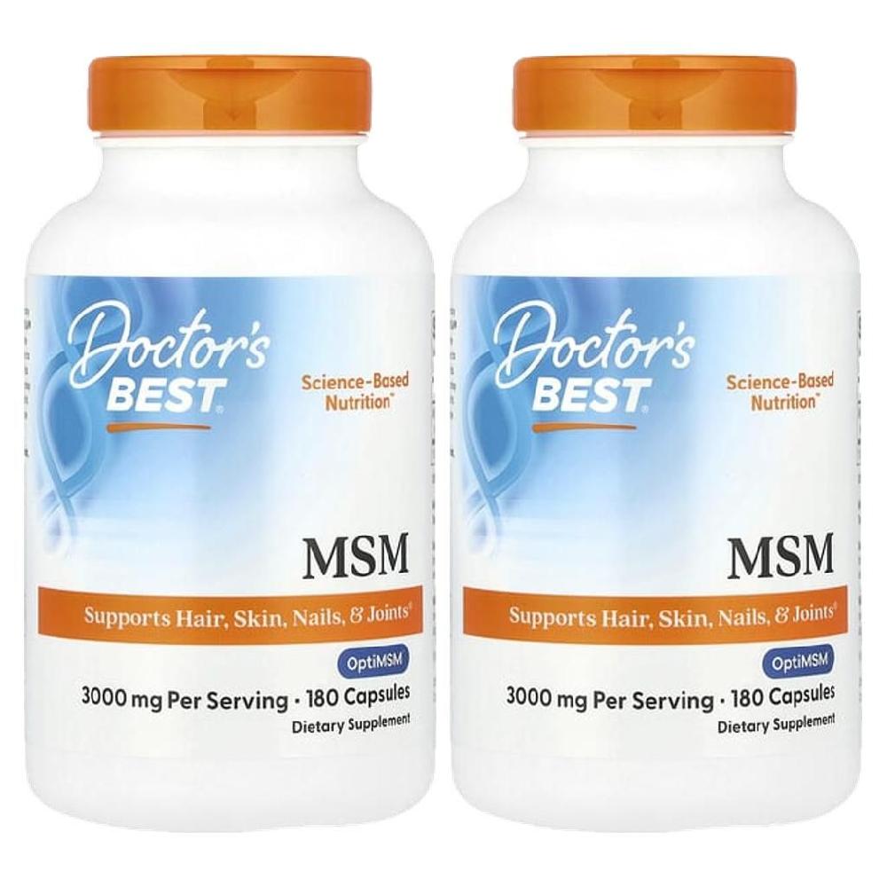 닥터스베스트 MSM 엠에스엠 1000mg 180정 2병 식이유황 옵티 OptiMSM 54,000원