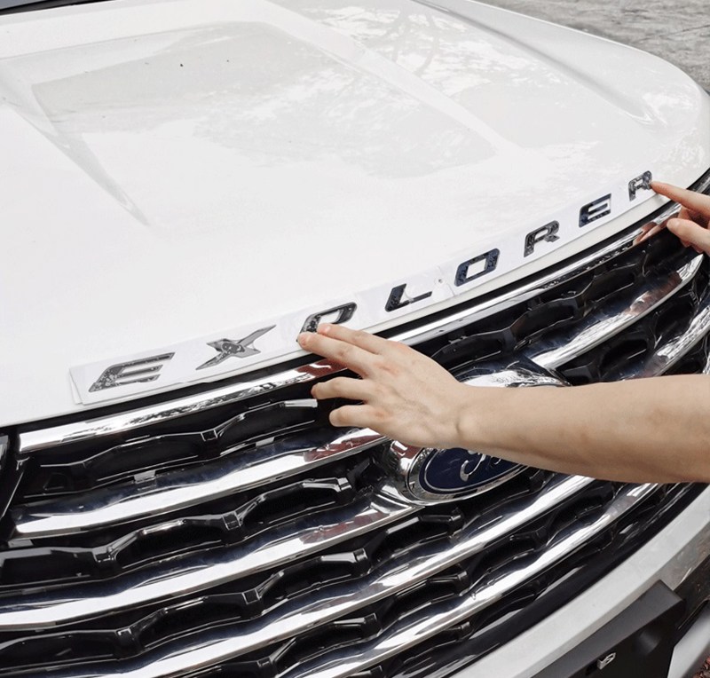포드 익스플로러 본넷로고 레터링 글씨 ABS재질, 유광실버 9,140원
