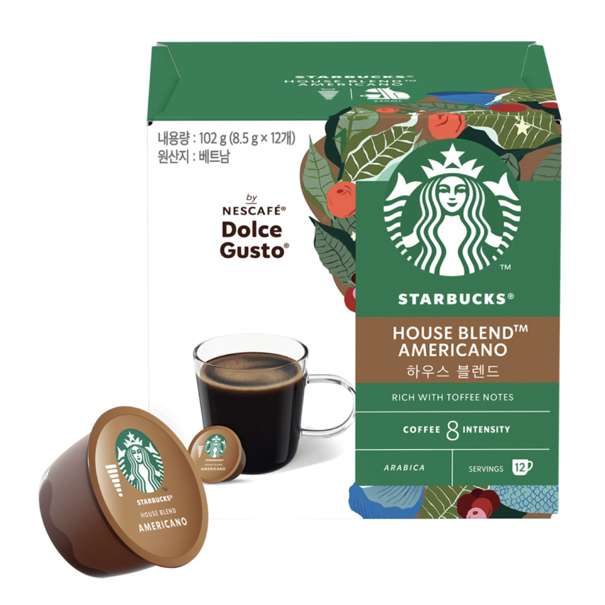 스타벅스 네스카페 돌체구스토 [코스트코] 캡슐커피 하우스블렌드, 60개입, 1박스, 5.5g 59,980원