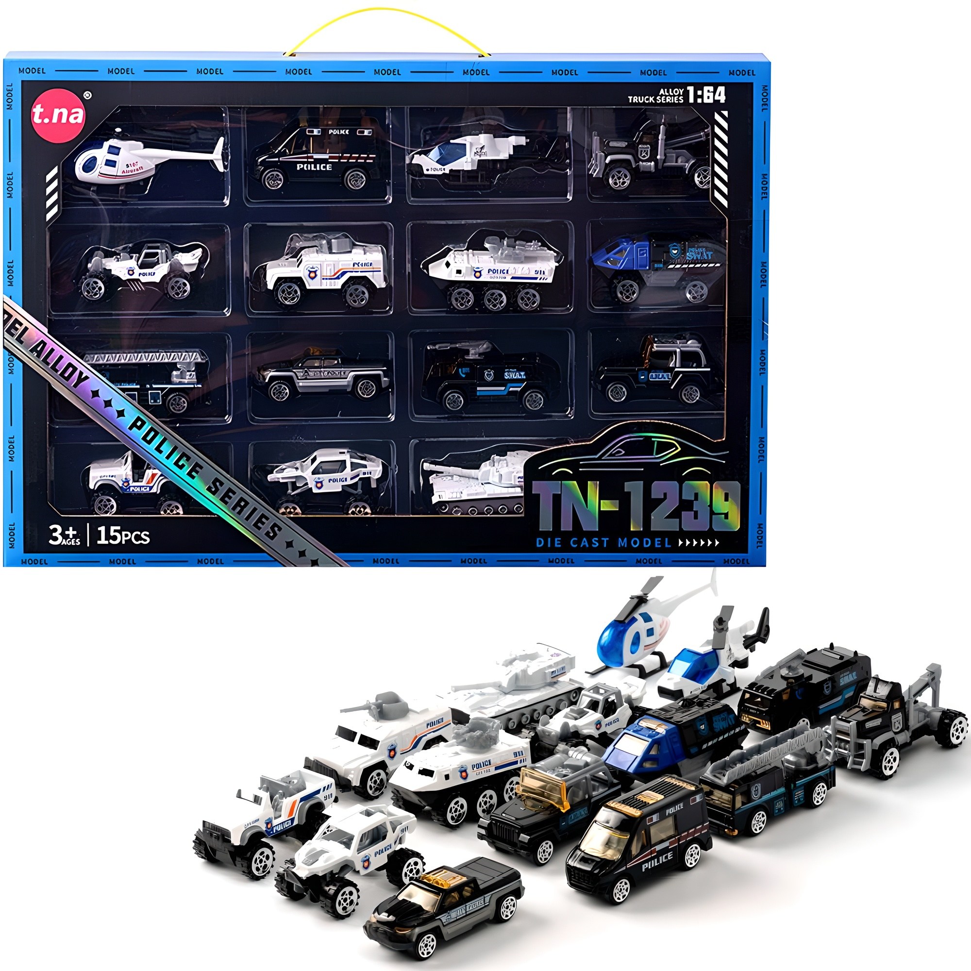 키저스 고고 메탈 미니카 15종, 경찰차, 1세트, 현재가 19,400원