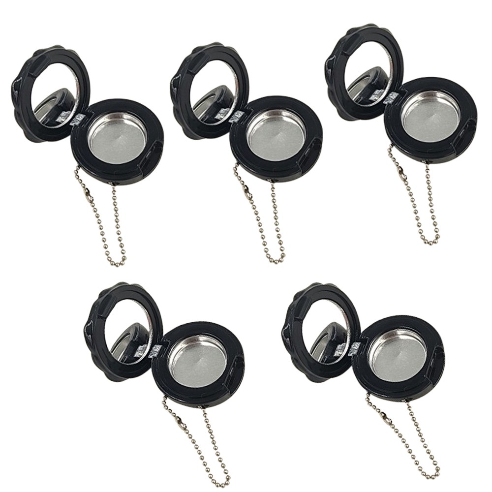 diy 외출용 까멜리아 립스틱 바세린 소분 용기 고체향수 케이스, 5개, 블랙 8,610원