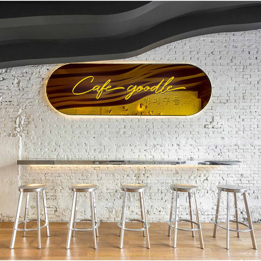 led간판 골드미러간판 실내간판 430,000원