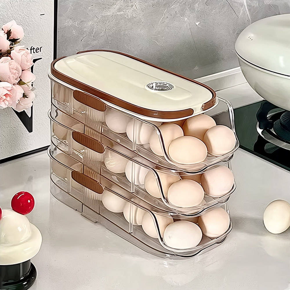헬로제인 슬라이딩 계란 정리함 보관함 트레이, 투명, 1개 15,900원