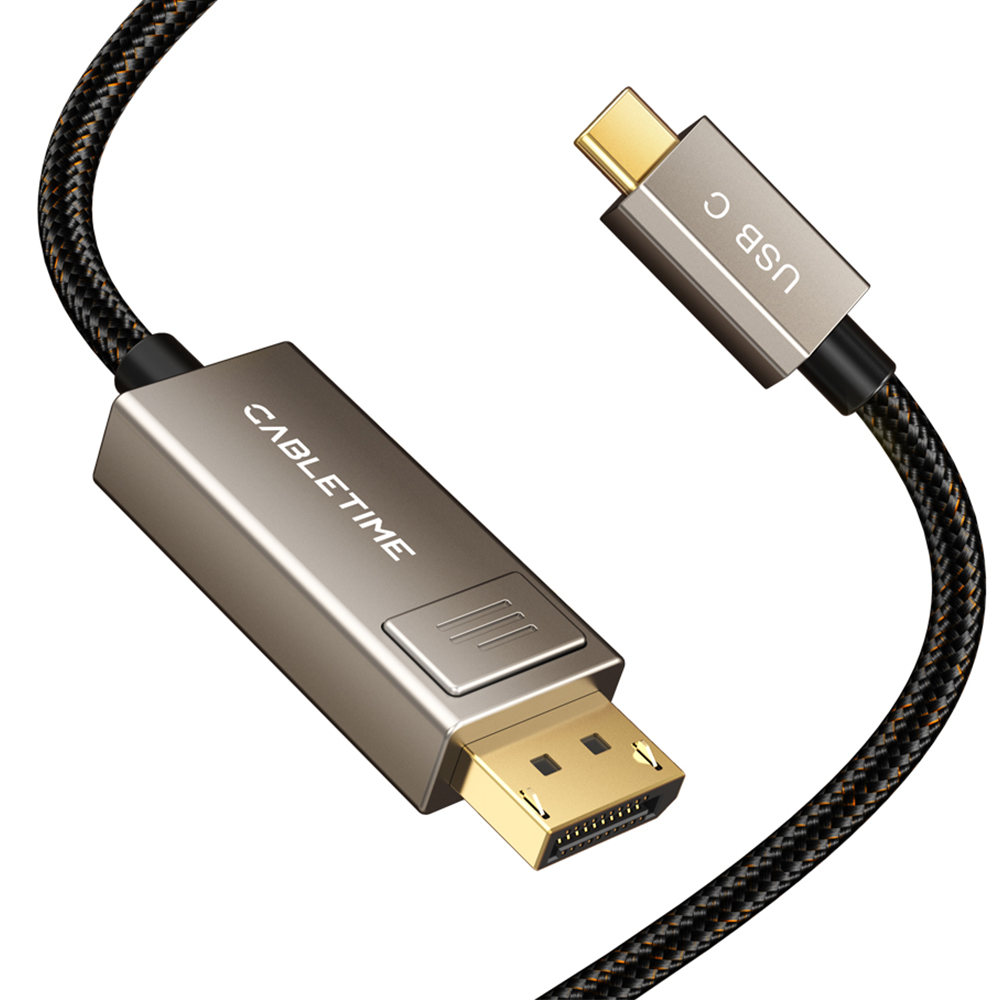 케이블타임 양방향 울트라 8K C타입 DP 미러링 케이블, 1개, 2m 29,400원
