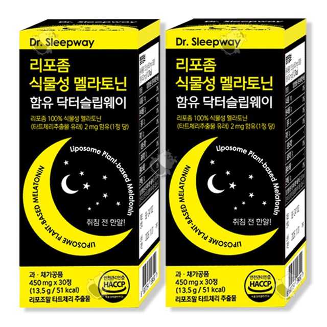 닥터슬립웨이 30정 리포좀 식물성 멜라토닌 함유 취짐전(웰빙수면안대 증정) 64,000원