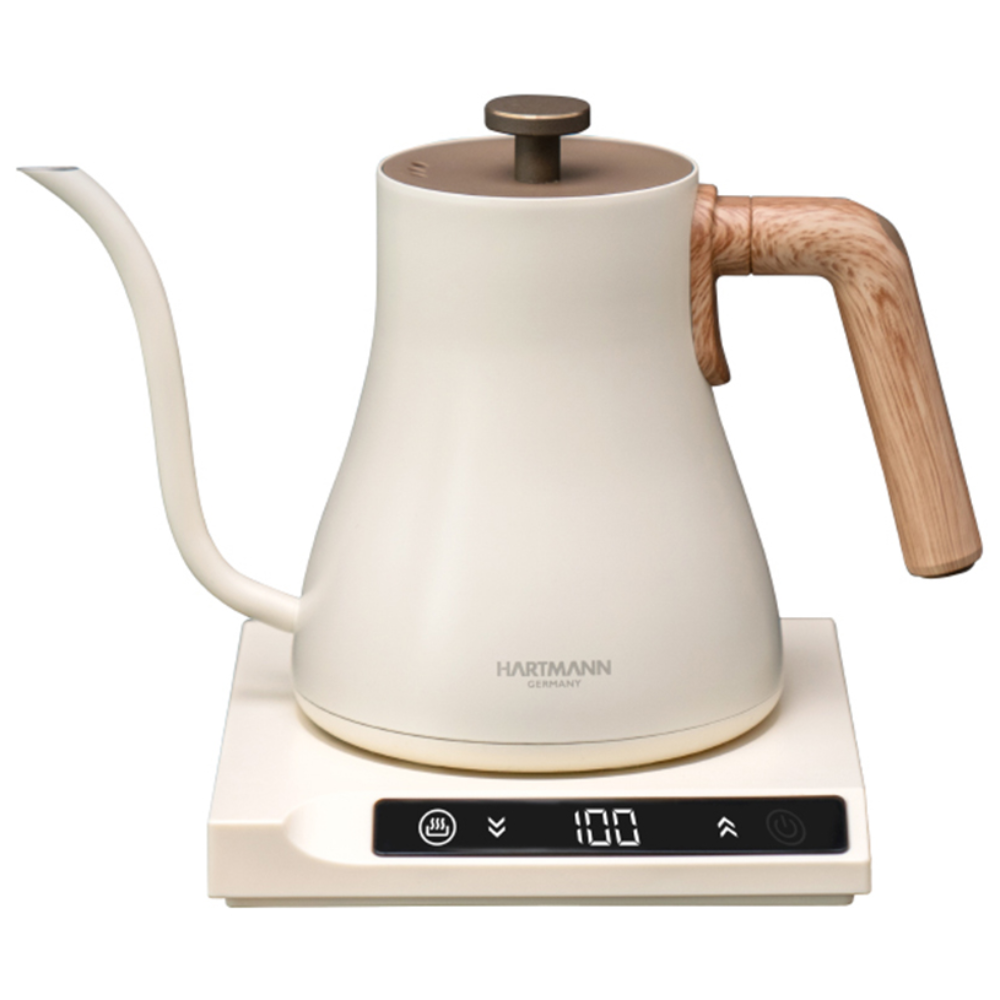 하트만 프리미어 전기드립 커피포트 미세 온도조절 보온 전기포트 (아이보리) 64,500원