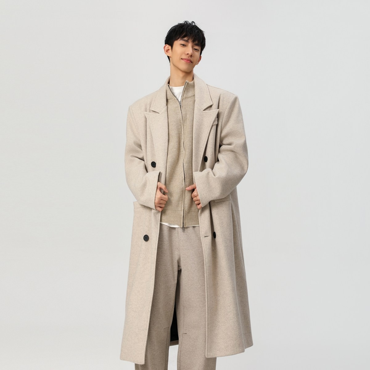 Blosun 남자코트 남성 겨울 롱코트 패딩 고급 오버핏 따뜻한 발마칸코트 45,800원